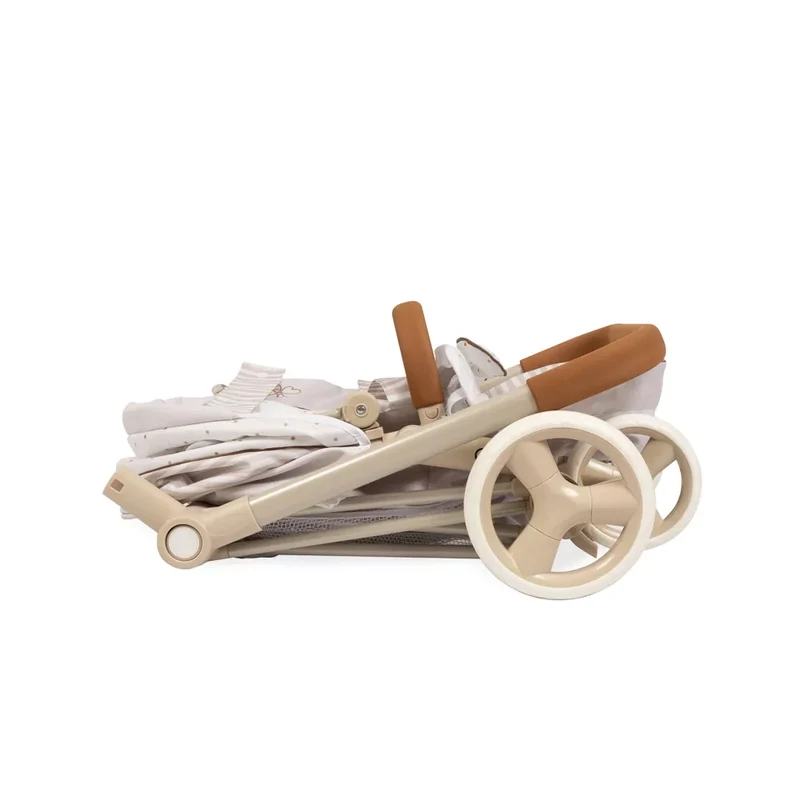 Coche de Muñecas 3x1 Plegable con Capazo y Silla