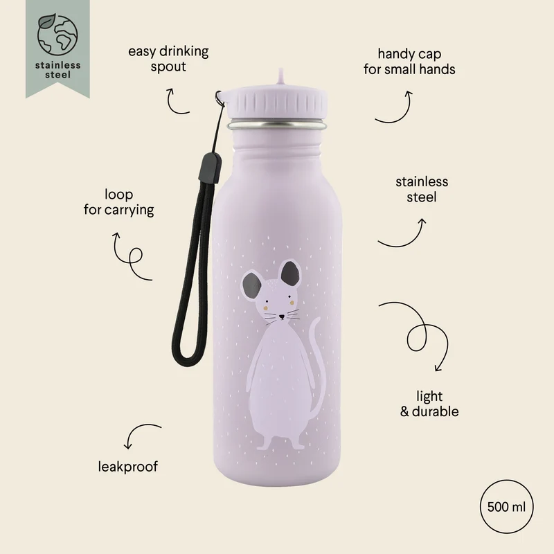 Botella Acero Mrs. Mouse 500ml · Trixie