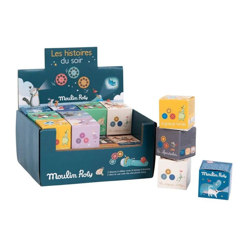 Caja 3 discos para linterna proyector · Jungla