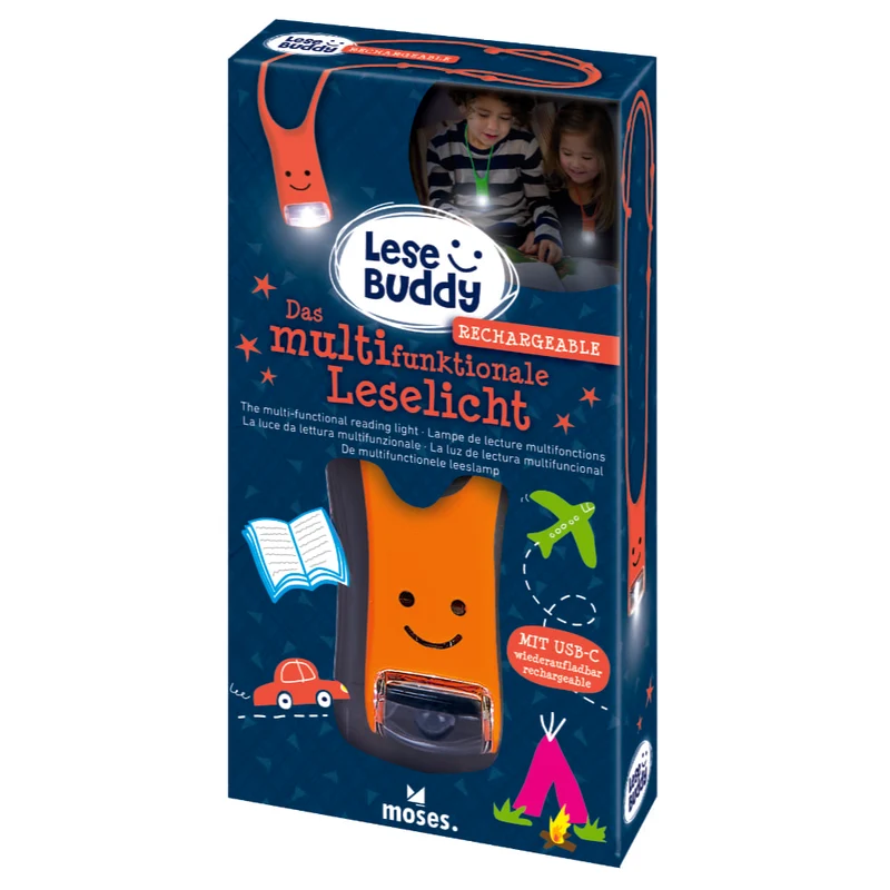 Lese Buddy Recargable Naranja Neon · Moses