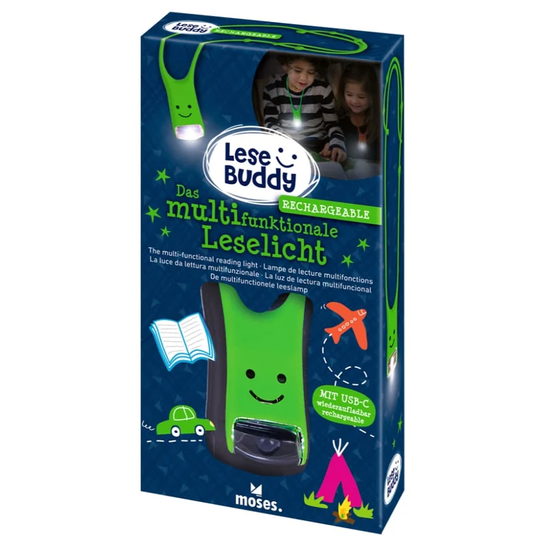 Lese Buddy Recargable Verde Neon · Moses