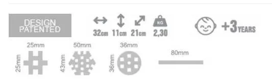 Bloques Meli · Basic Constructor Travel Box 1100 piezas