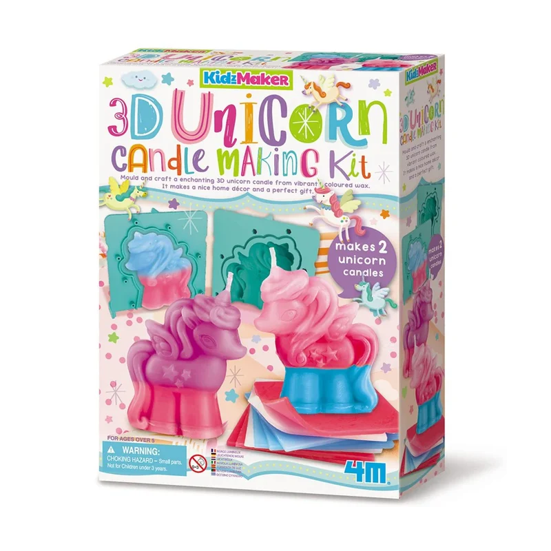 Taller velas unicornio 3D · 4M