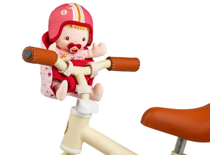 Lena muñeca y asiento de bicicleta · Lilliputiens