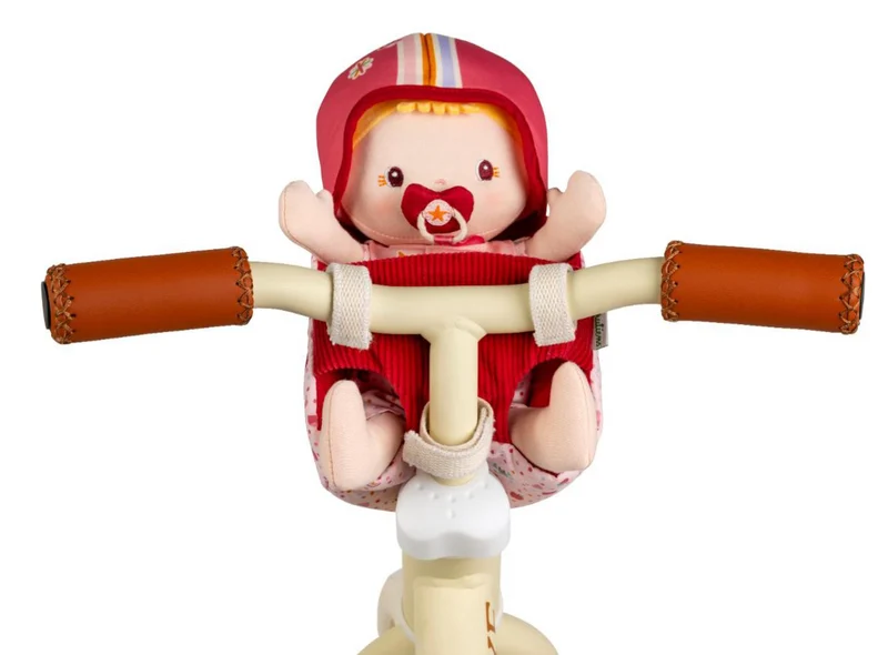 Lena muñeca y asiento de bicicleta · Lilliputiens