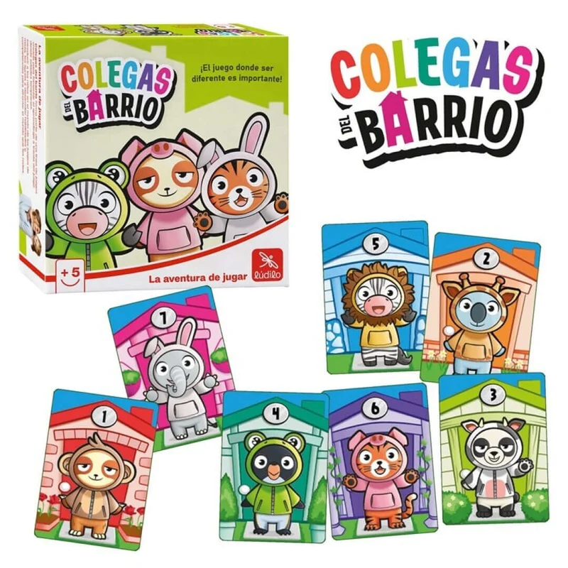 Colegas del Barrio - Juego de mesa - Ludilo - 2-5 jugadores - 5+ años - 10 min