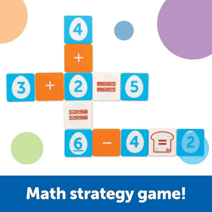 MATH SCRAMBLE Juego de mesa MATEMATICAS | Learning Resources