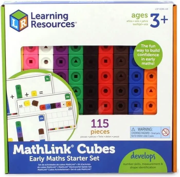 JUEGO SET ACTIVIDADES CON CUBOS MATHLINK | Learning Resources