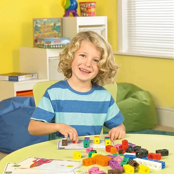 JUEGO SET ACTIVIDADES CON CUBOS MATHLINK | Learning Resources