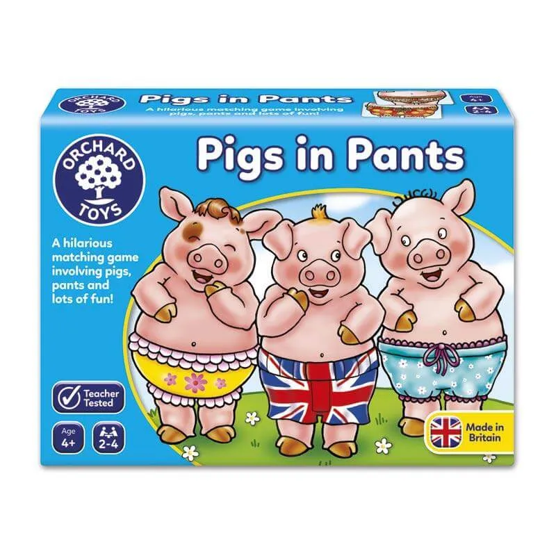 Pig in Pants - Juego de mesa - Orchard Toys - 2-4 jugadores - 4+ años - 10 min