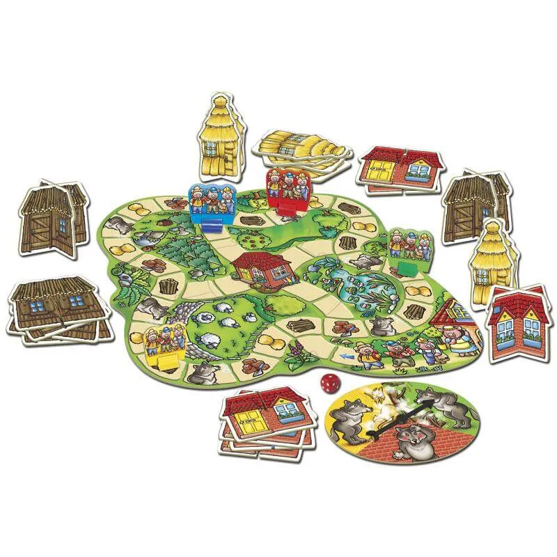 Three Little Pigs - Juego de mesa - Orchard Toys - 2-4 jugadores - 3+ años - 15 min