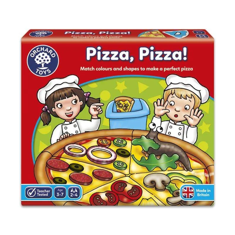 Pizza, Pizza! - Juego de mesa - Orchard Toys - 2-4 jugadores - 3+ años - 10-15 min