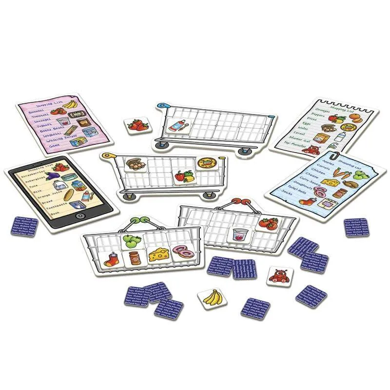 Shopping list juego de asociación en inglés - Juego de mesa - Orchard Toys - 2-4 jugadores - 3+ años - 10-15 min