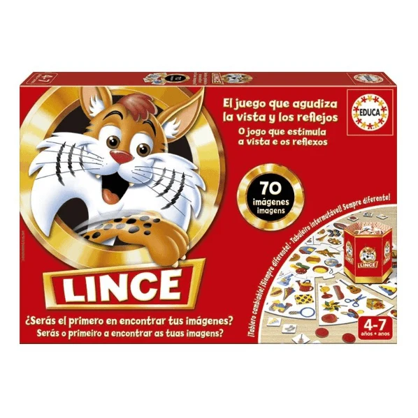 Lince - Juego de mesa - Educa - 1-4 jugadores - 4+ años - 15 min