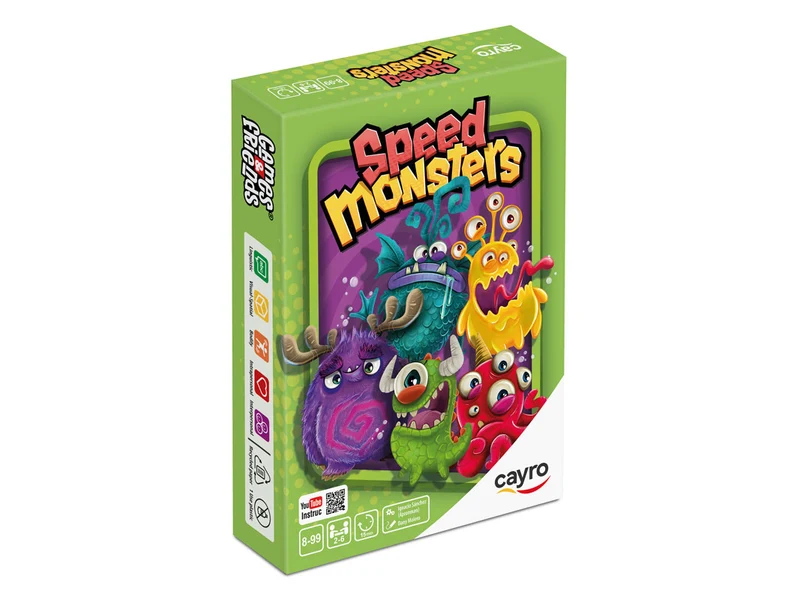 Speed Monsters - Juego de mesa - Cayro - 2-6 jugadores - 8+ años - 10-15 min