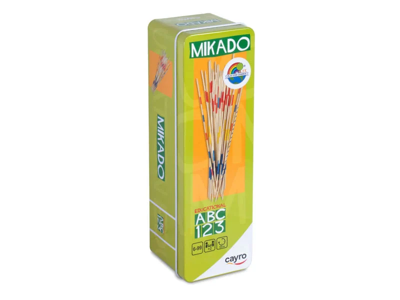 MIKADO Metal Box - Juego de mesa - Cayro - 2-8 jugadores - 6+ años - 15 min