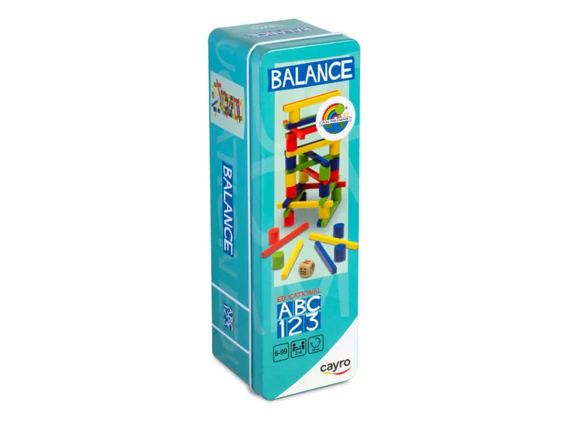 BALANCE METAL BOX - Juego de mesa - Cayro - 2-4 jugadores - 6+ años - 15 min