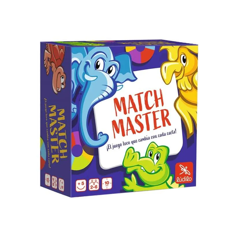 Match Master - Juego de mesa - Ludilo - 2-6 jugadores - 5+ años - 15 min