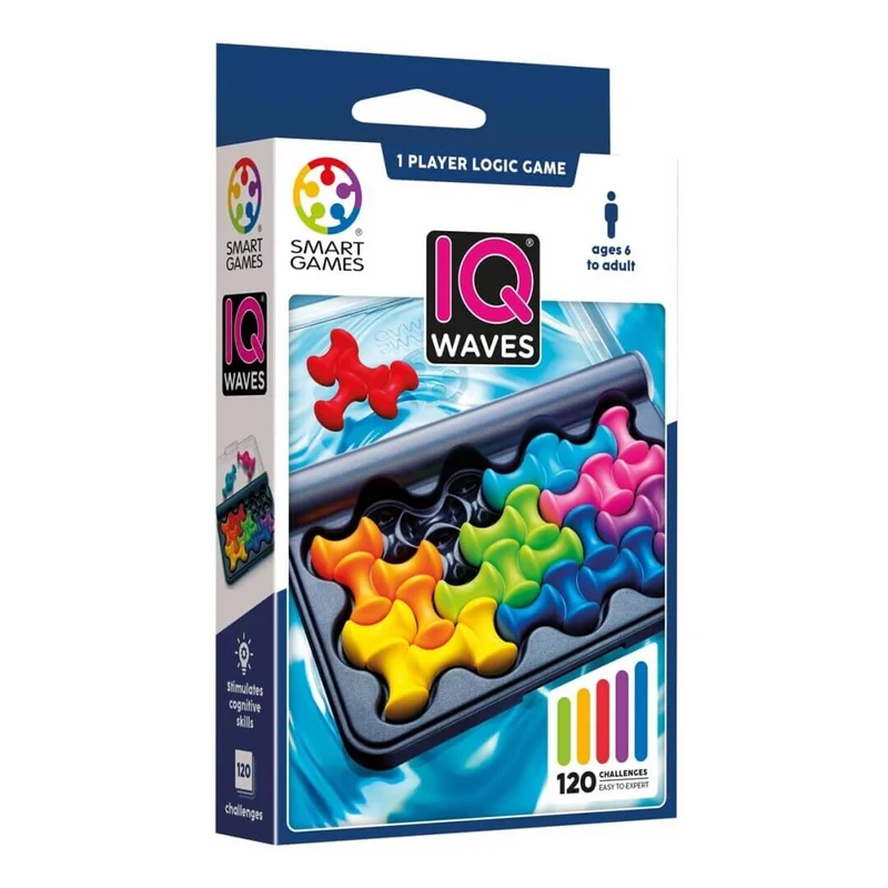 IQ Waves - Juego de mesa - SmartGames - 1 jugador - 6+ años - 10 min
