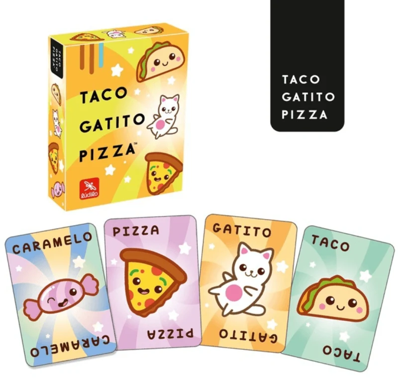Taco Gatito Pizza - Juego de mesa - Ludilo - 2-6 jugadores - 4+ años - 15 min