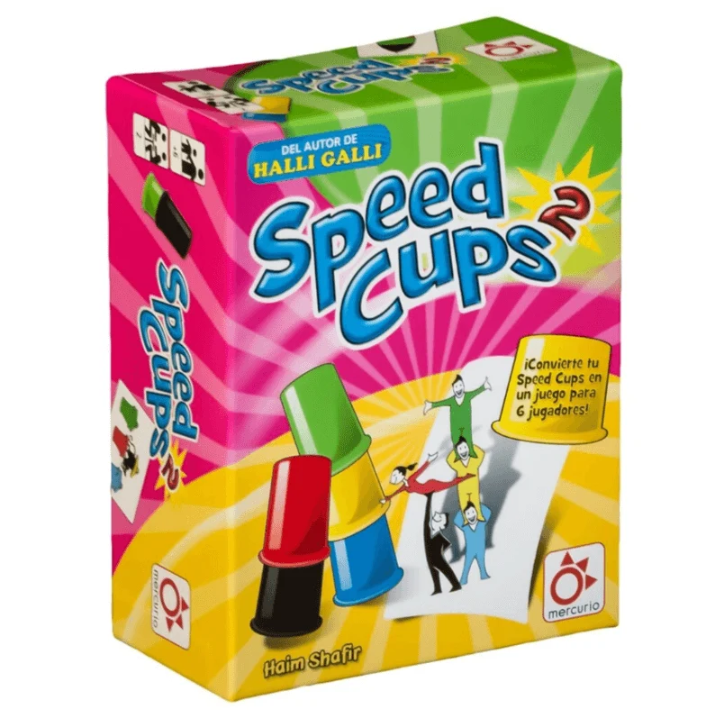 Speed Cups2 - Juego de mesa - Mercurio - 2 jugadores - 6+ años - 15 min
