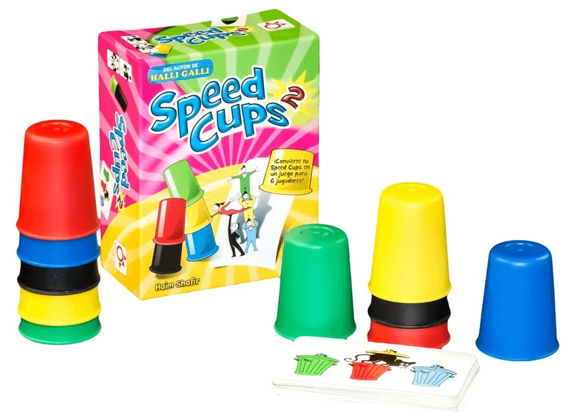 Speed Cups2 - Juego de mesa - Mercurio - 2 jugadores - 6+ años - 15 min