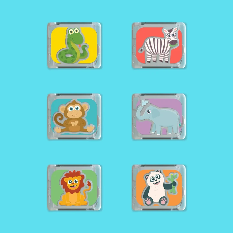 GloPals Set regalo Zoo 6 cubos de luz Zoo