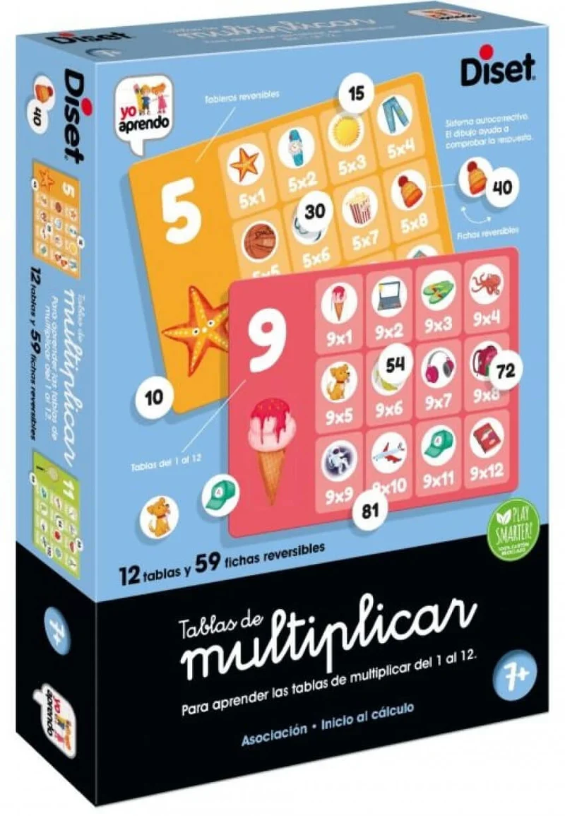 Tablas de Multiplicar - Juego de mesa - Diset