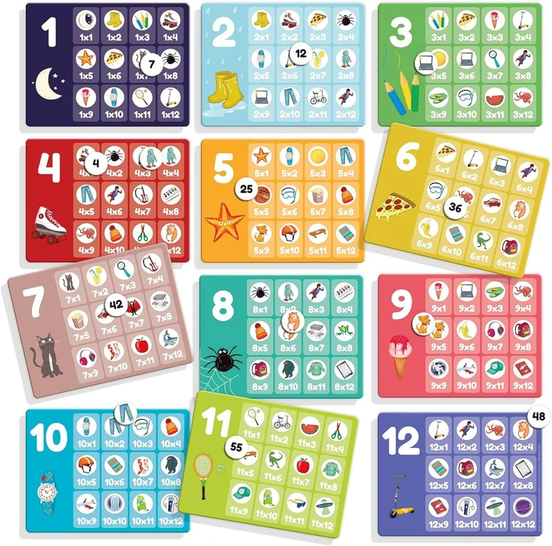 Tablas de Multiplicar - Juego de mesa - Diset