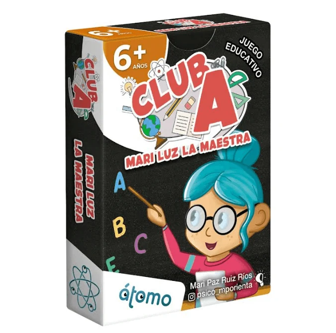 Mari Luz la Maestra Club A - Juego de mesa - Atomo - 1-3 jugadores - 6+ años - 10 min