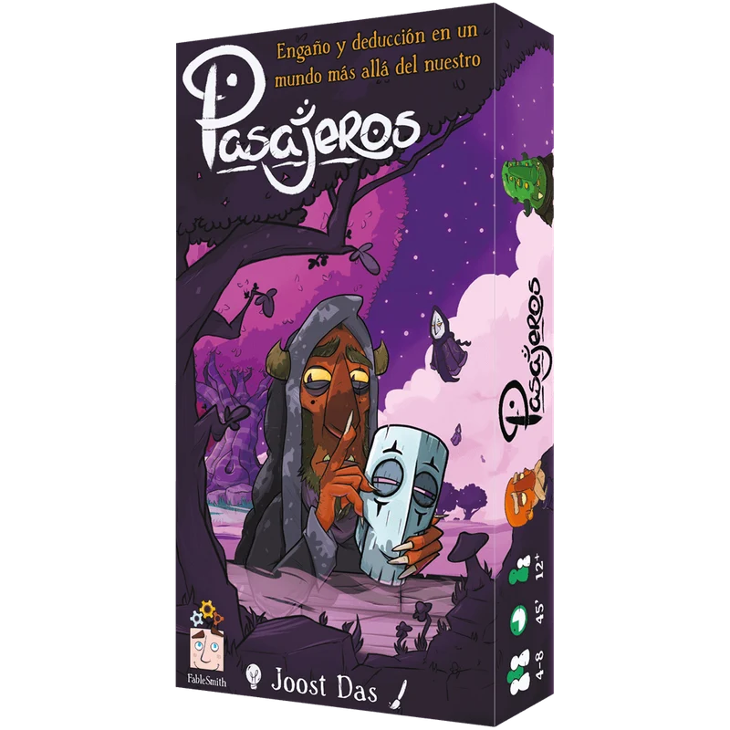 Pasajeros - Juego de mesa - FableSmith - 4-8 jugadores - 10+ años - 45 min