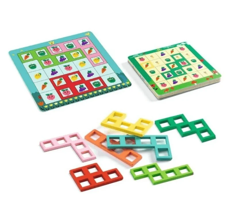 Logic Garden - Juego de mesa - Djeco - 1 jugador - 6+ años - duración variable