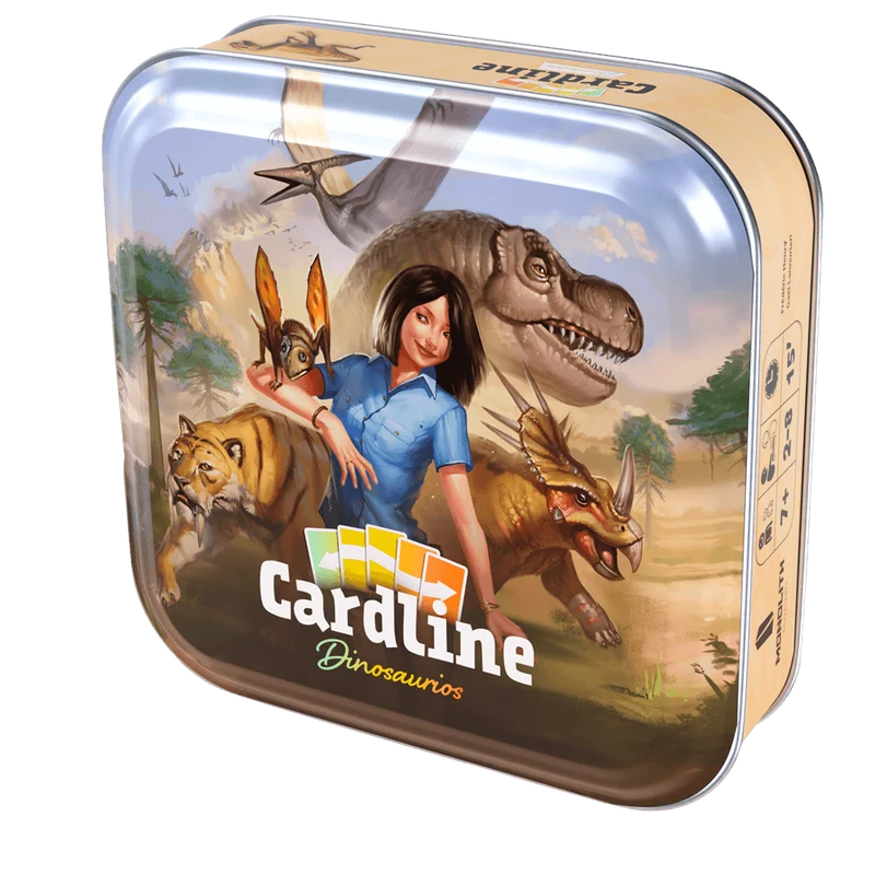Cardline Dinosaurios - Juego de mesa - Monolith - 2-8 jugadores - 7+ años - 15 min