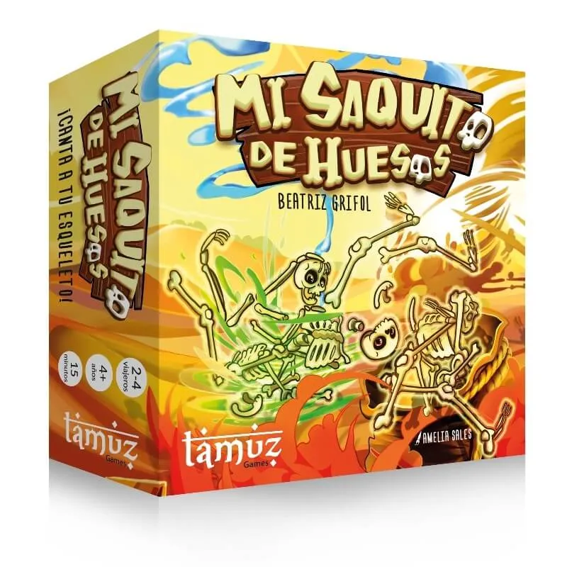 Mi Saquito de Huesos - Juego de mesa - Tamuz Games - 2-4 jugadores - 4+ años - 15-20 min