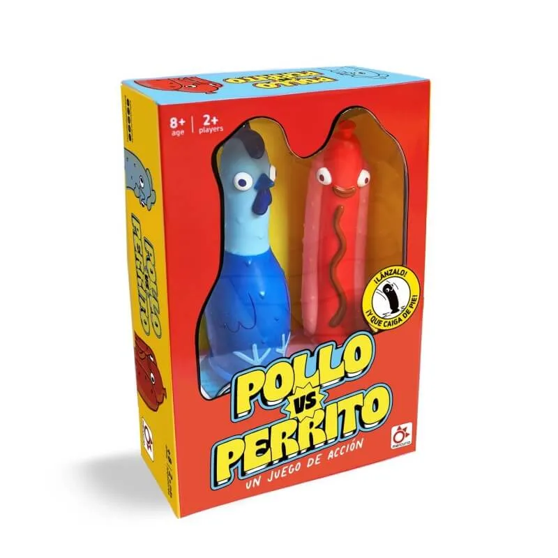 Pollo Vs Perrito - Juego de mesa - Mercurio - 2+ jugadores - 10+ años - 15 min