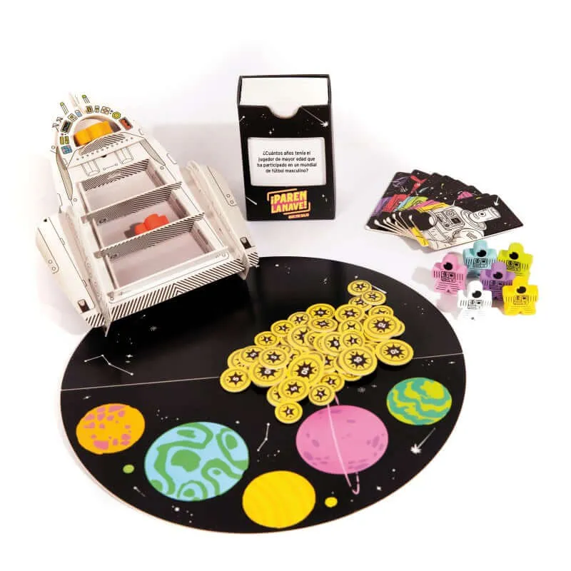 Paren la Nave - Juego de mesa - Mercurio - 2-8 jugadores - 10+ años - 15-30 min