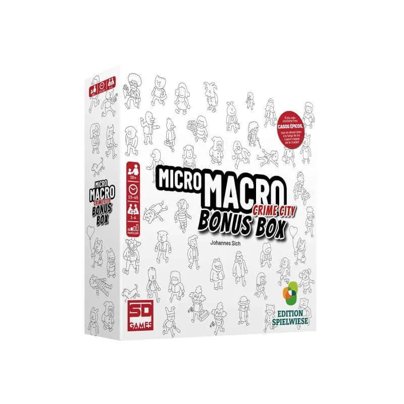 Micro Macro Bonus Box - Juego de mesa - SD GAMES - 1-4 jugadores - 10+ años - 15-45 min