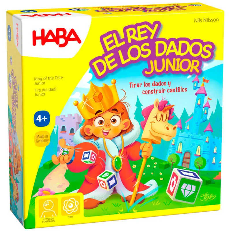 El Rey de los Dados Junior - Juego de mesa - Haba - 2-4 jugadores - 4+ años - 15 min