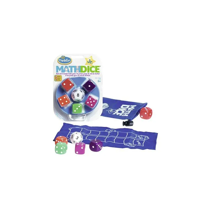 Math Dice Jr - Juego de mesa - Thinkfun - 6+ años