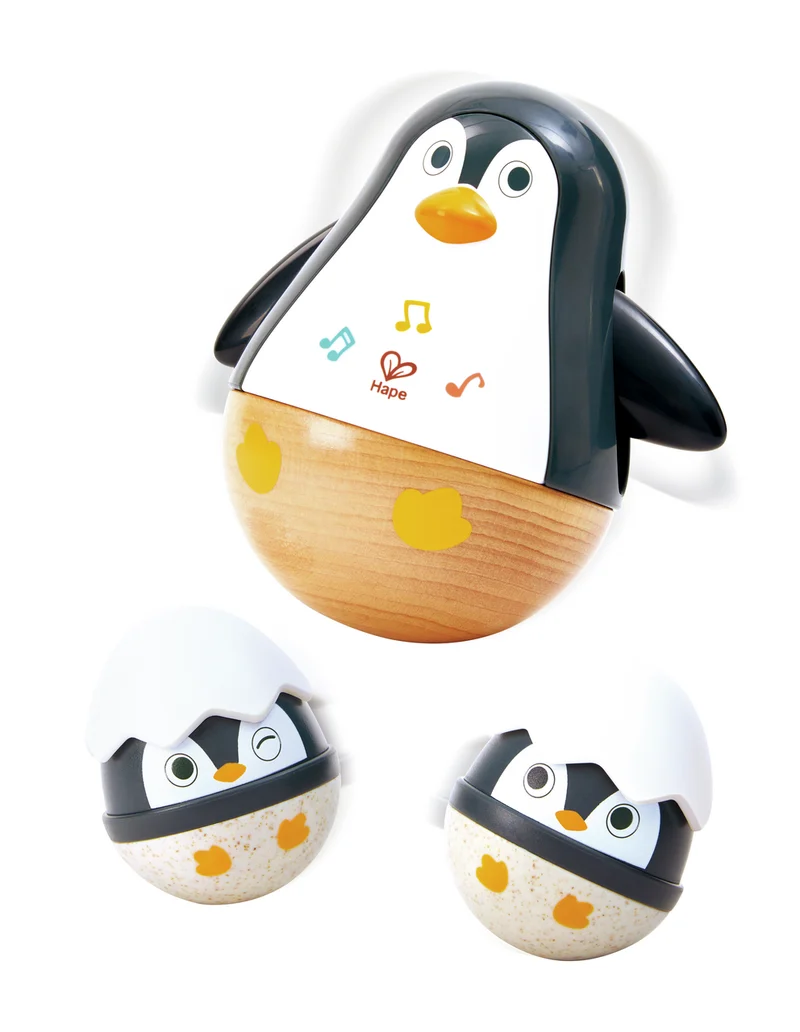 Sonajeros Tentetieso Penguin Family · Hape