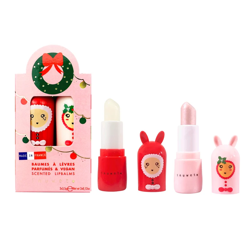 Set dos Bálsamos Labiales Corona · Inuwet
