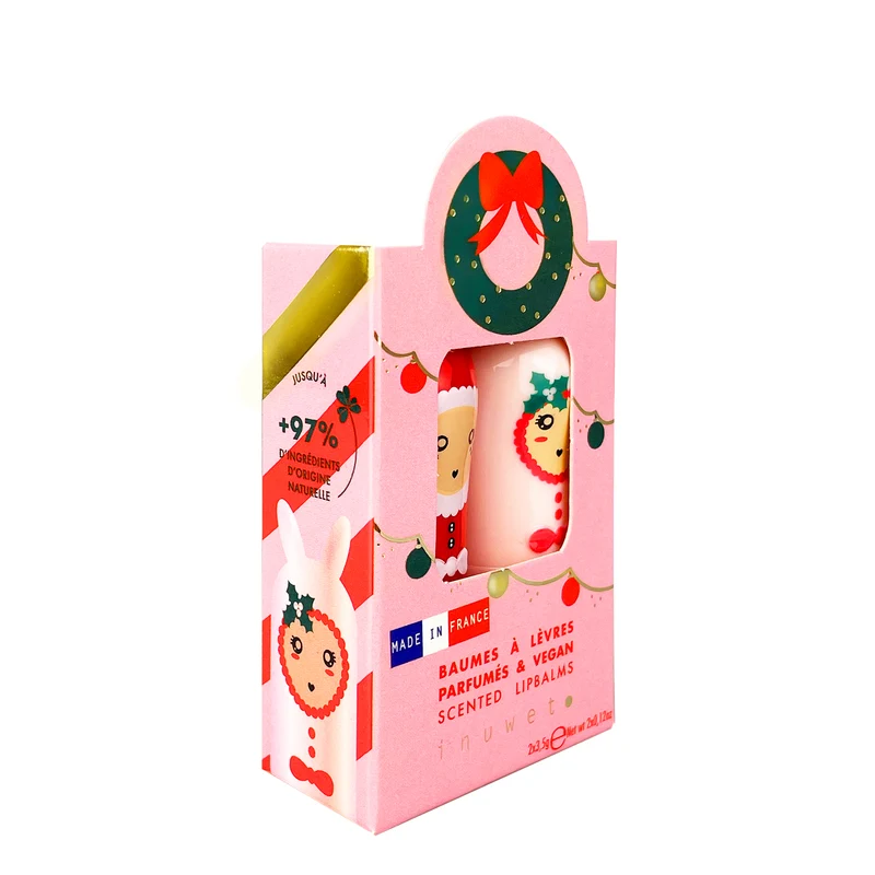 Set dos Bálsamos Labiales Corona · Inuwet