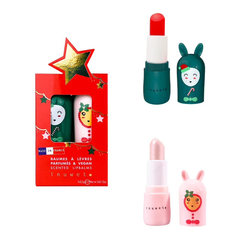 Set dos Bálsamos Labiales Star · Inuwet