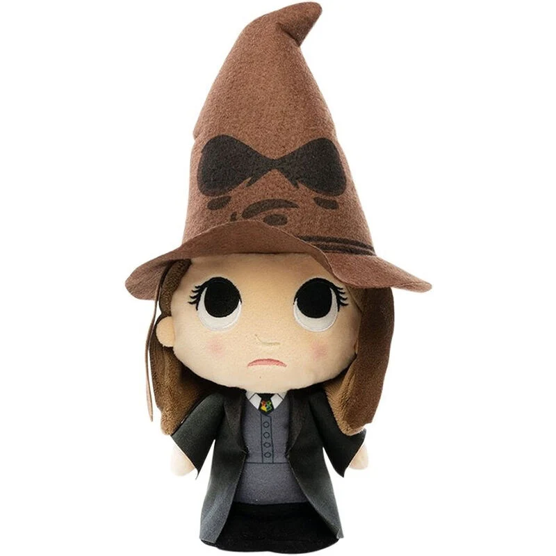 Peluche Hermione Granger con Sombrero Seleccionador - Harry Potter 18cm