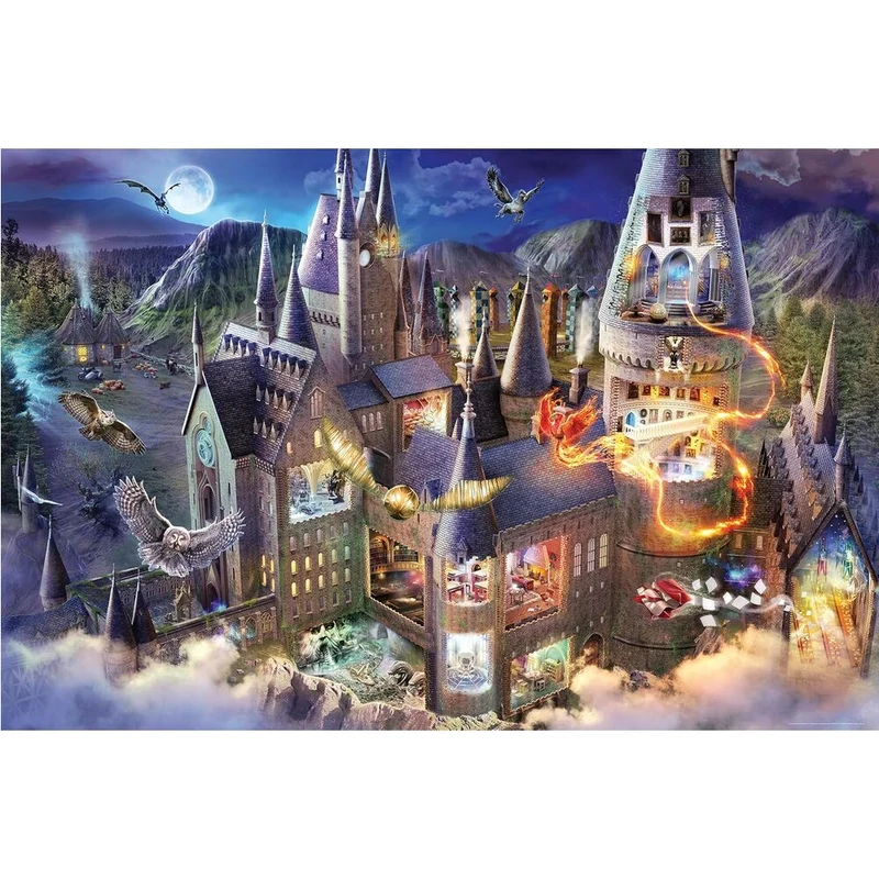 Puzzle Hogwarts Interior - Harry Potter 3000pzs