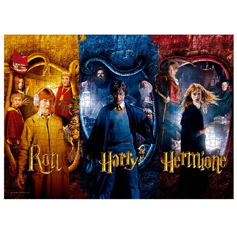 Puzzle Harry Potter, Hermione Granger y Ron Weasley 1000pzs
