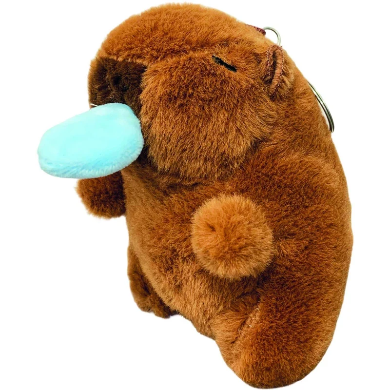 Peluche Capibara 20 cm con Moco Azul