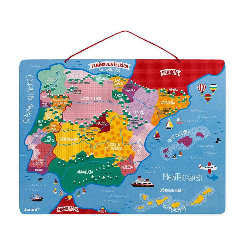 Mapa Magnético de la Península Ibérica · Janod
