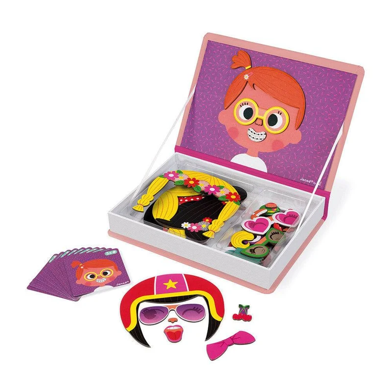 Magneti'Book Crazy Faces Chicas · Janod