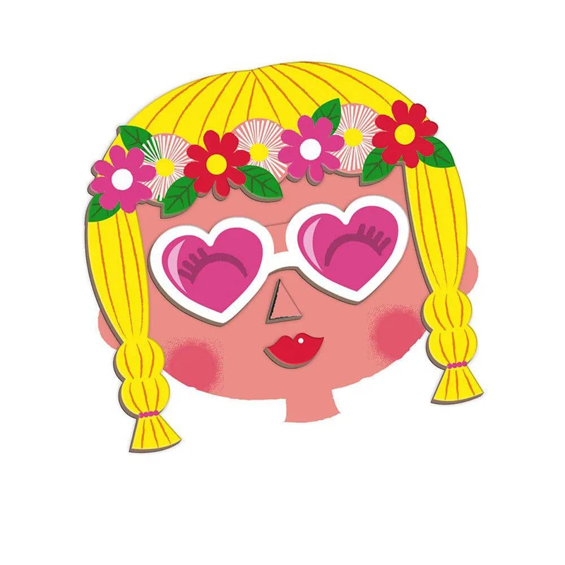 Magneti'Book Crazy Faces Chicas · Janod